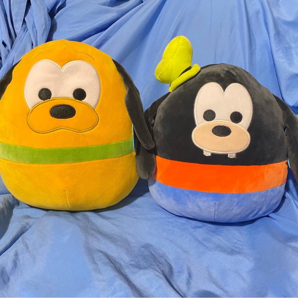 Goofy and Pluto Squishmallow Disney Stuffed Animal